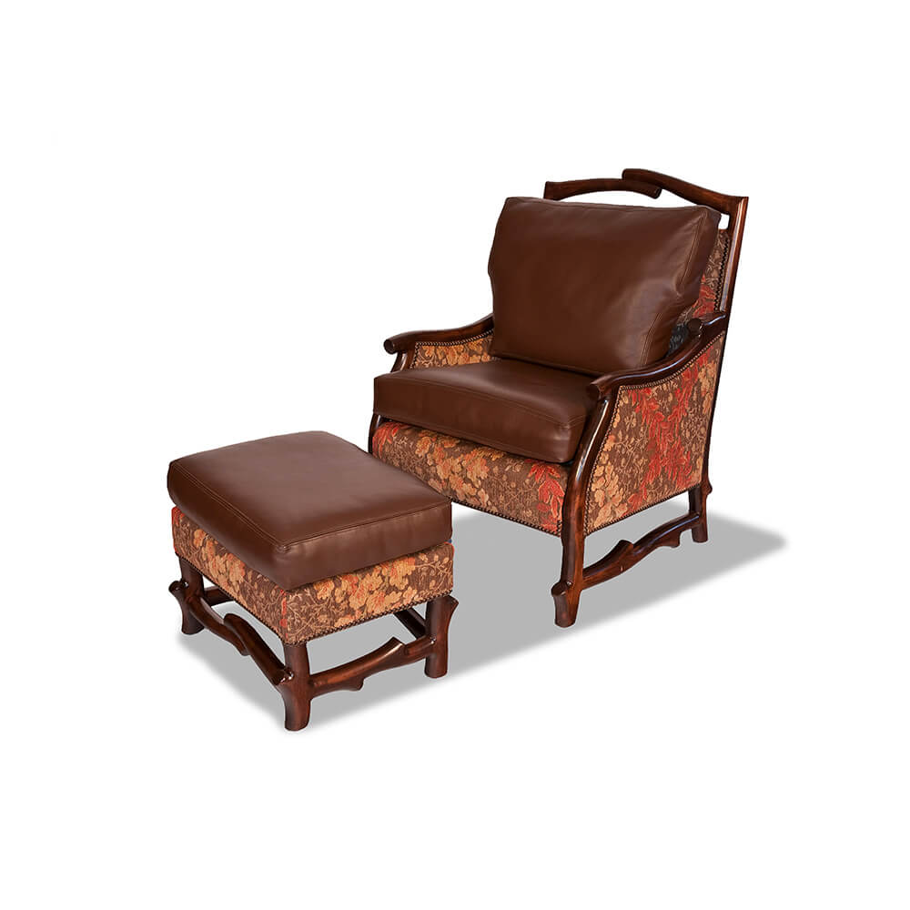 Bentwood Ottoman - Image 4