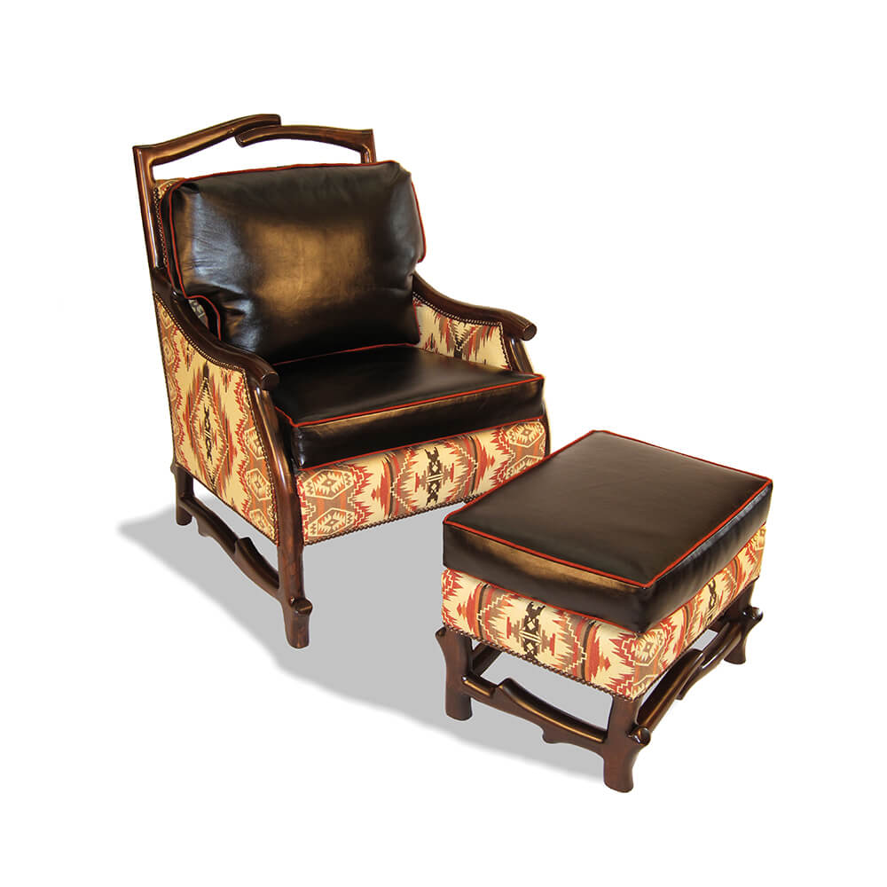 Bentwood Ottoman - Image 5