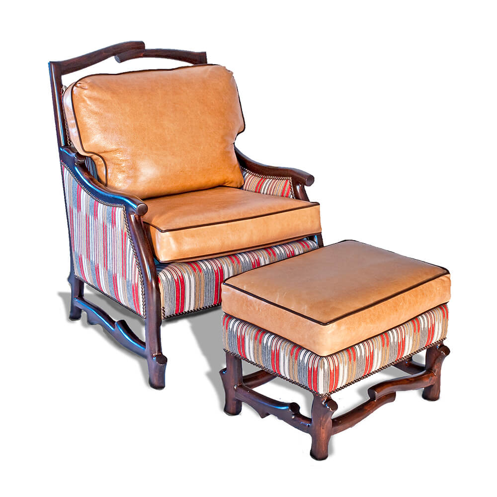 Bentwood Ottoman - Image 6