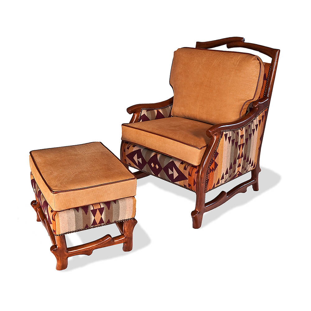 Bentwood Ottoman - Image 2